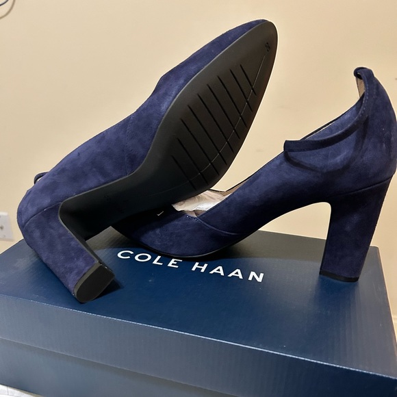 Cole Haan Kaelyn Pump - Blue Suede - Picture 2 of 2